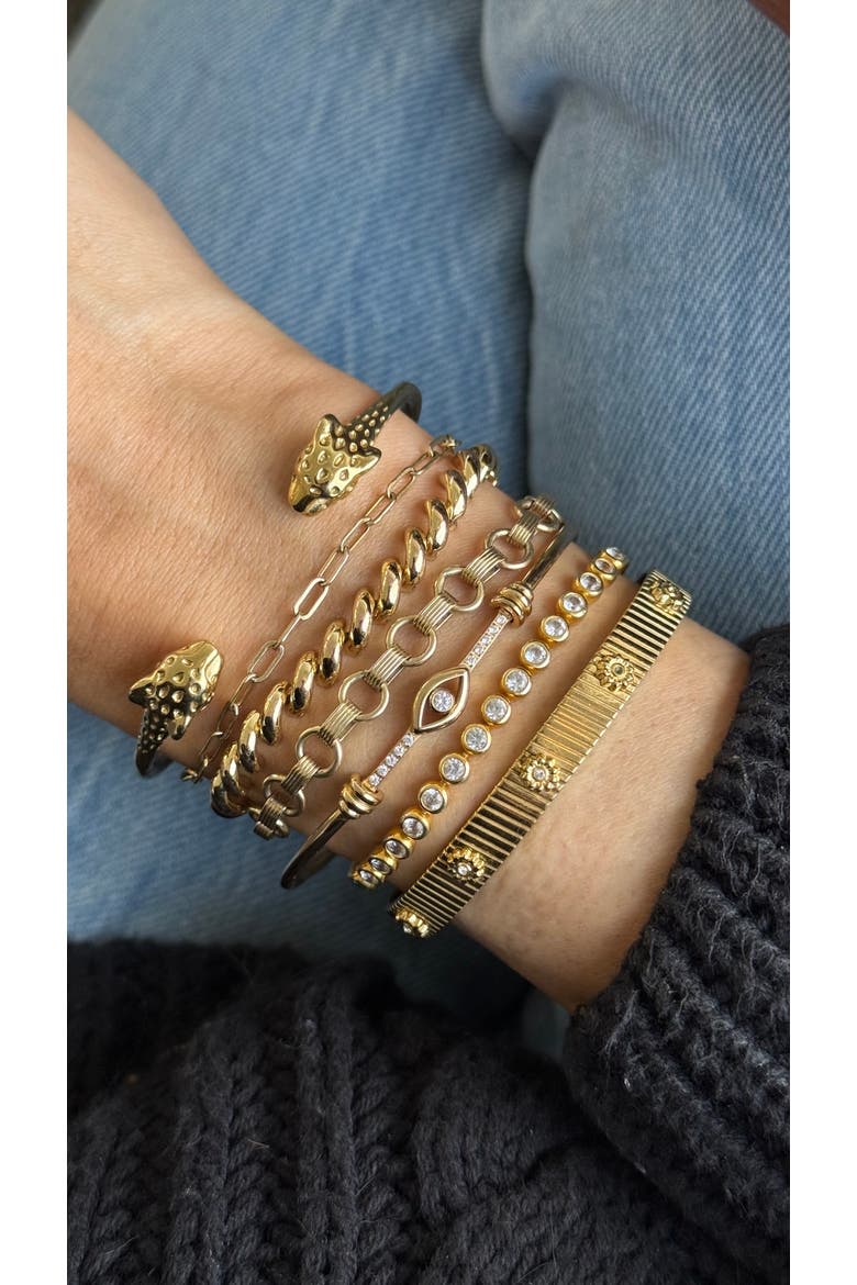 Yaz Bracelet, Alternate, color, Gold