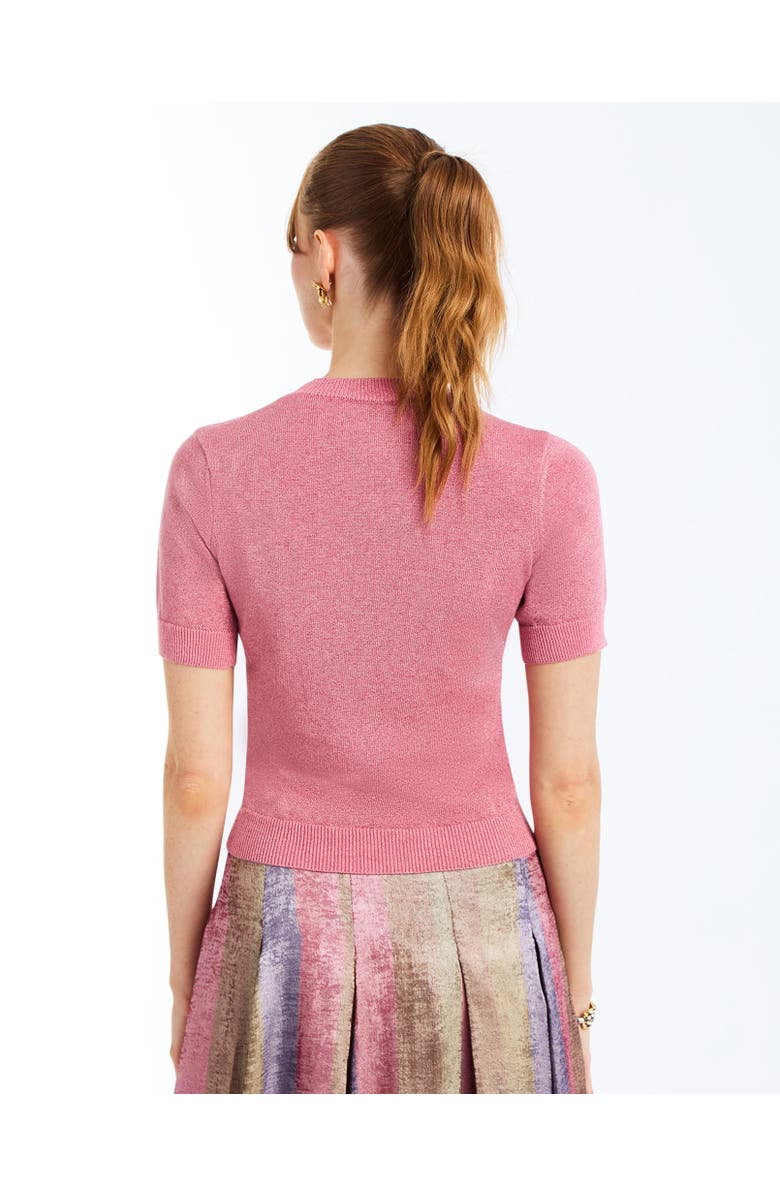 Mestiza New York Drew Crew-Neck Sweater, Alternate, color, Gilded Pink