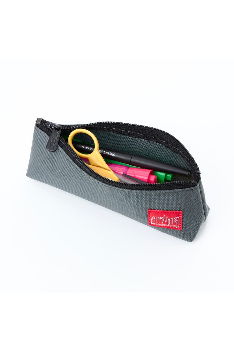 Cordura Pencil Case, Alternate, color, Grey