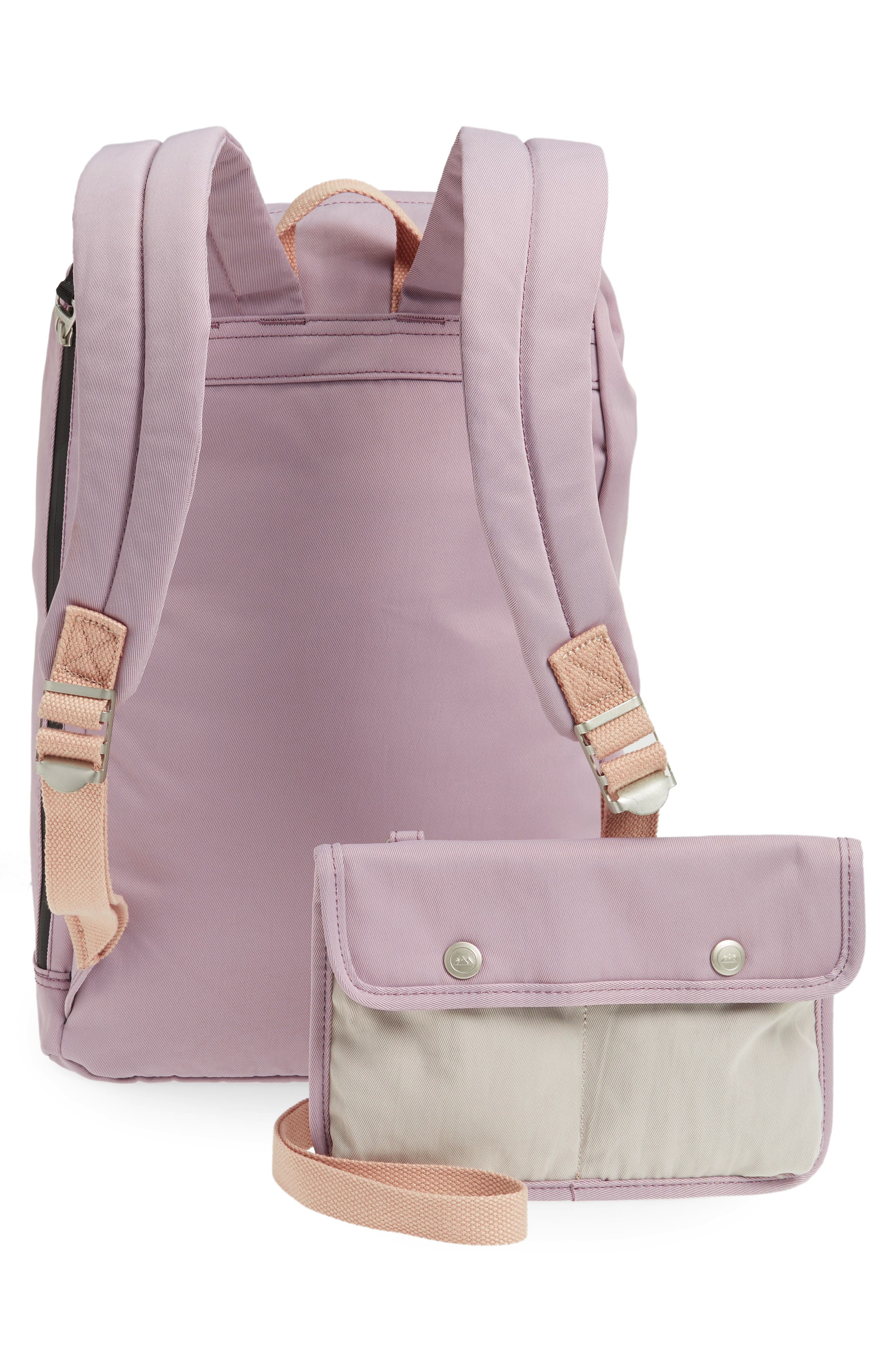 Montana Water Repellent Backpack, Alternate, color, LILAC/ IVORY