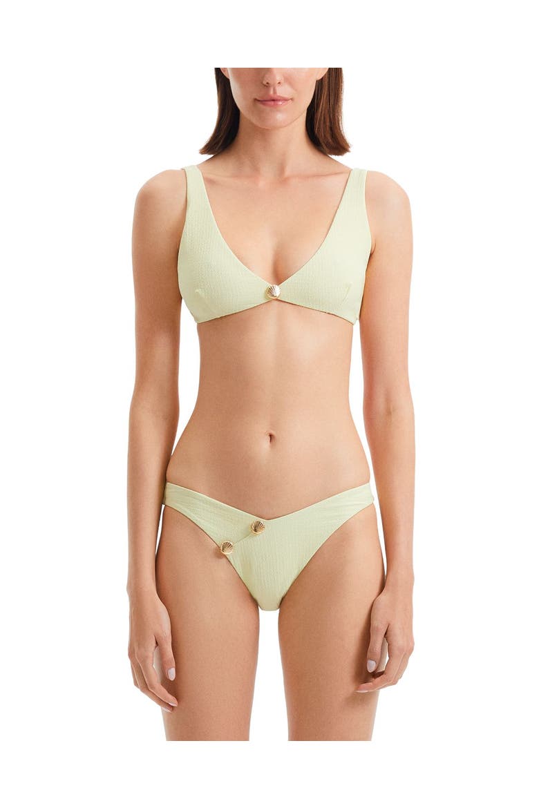 Aeron Mid Coverage Bikini Bottom, Main, color, Yellow