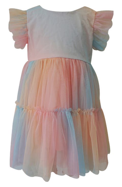 Rainbow Tiered Tulle Dress (Baby)