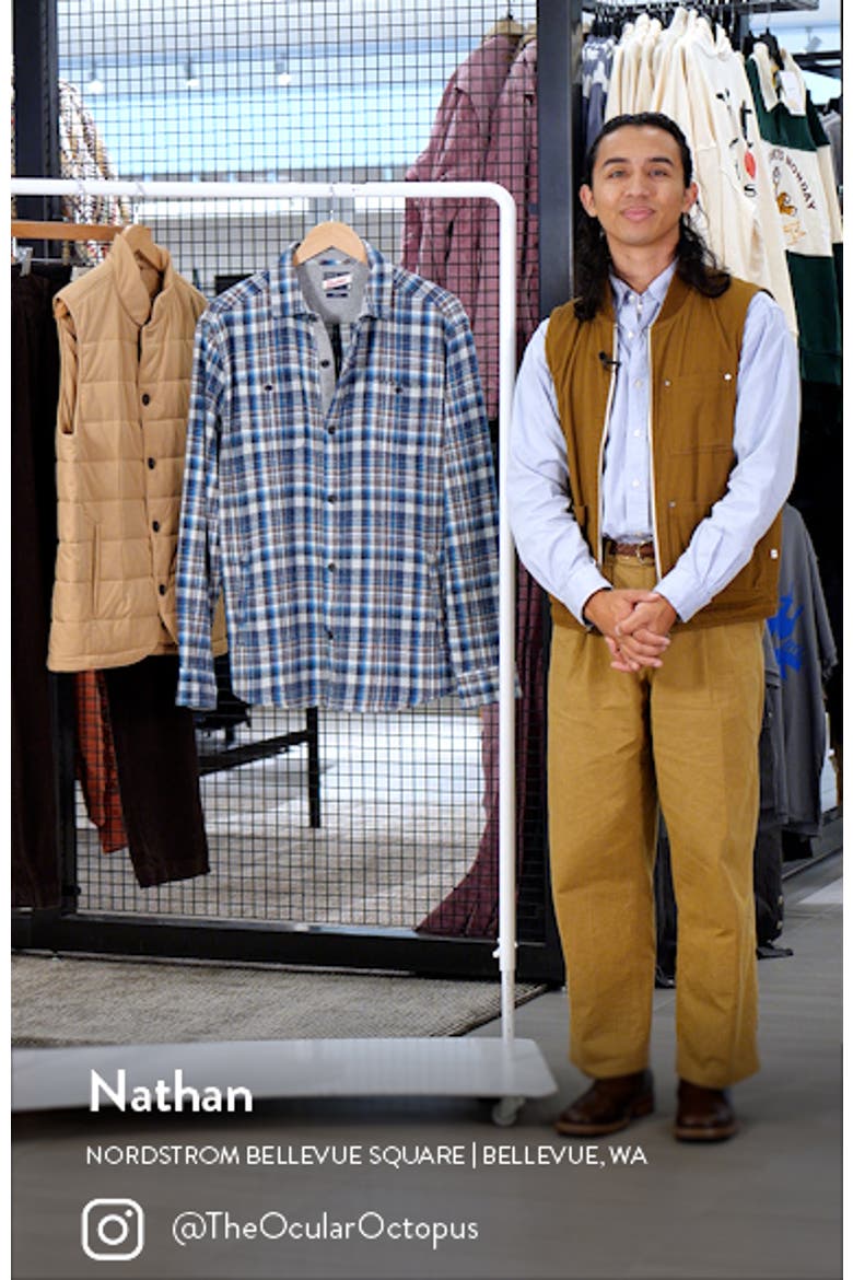 Opry Plaid Brushed Twill Shirt Jacket video