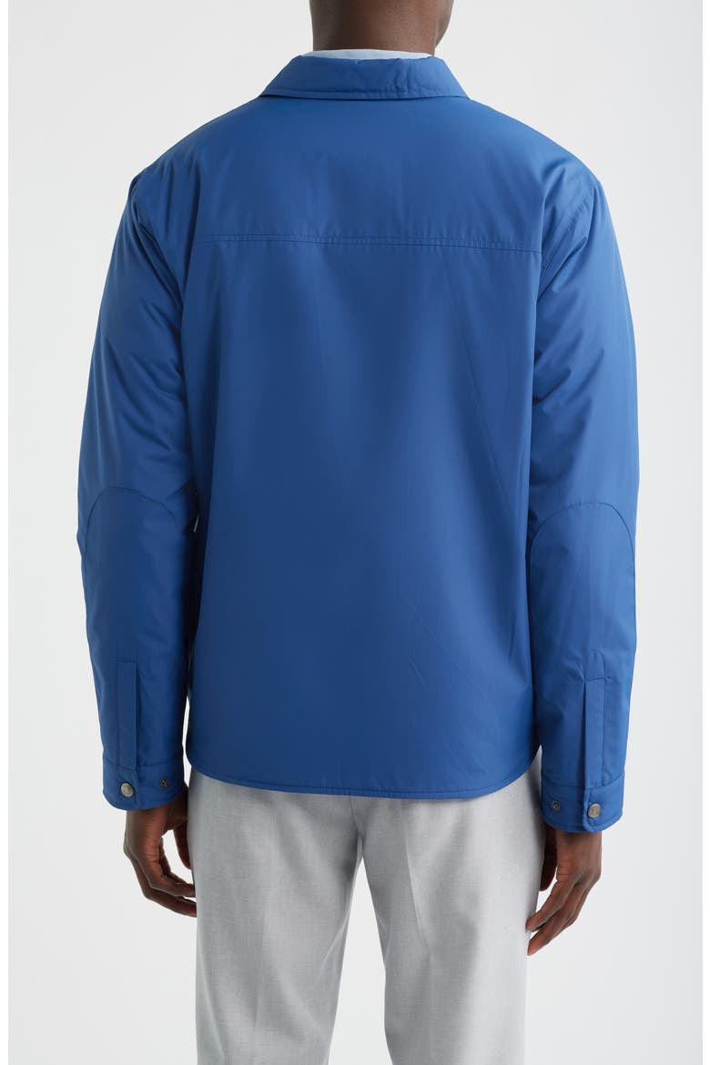 Brighton Water Resistant Snap Front Shirt Jacket, Alternate, color, WINDSOR BLUE