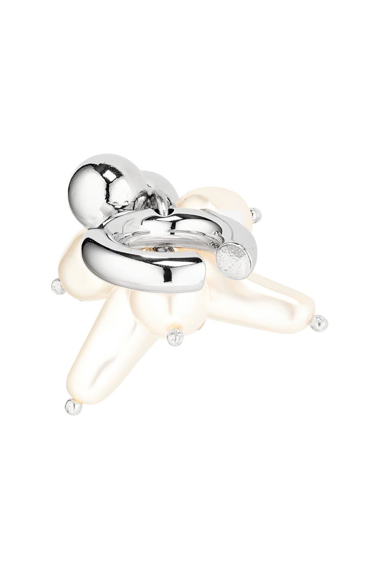 Abbey Ear Cuff, Alternate, color, PALLADIUM