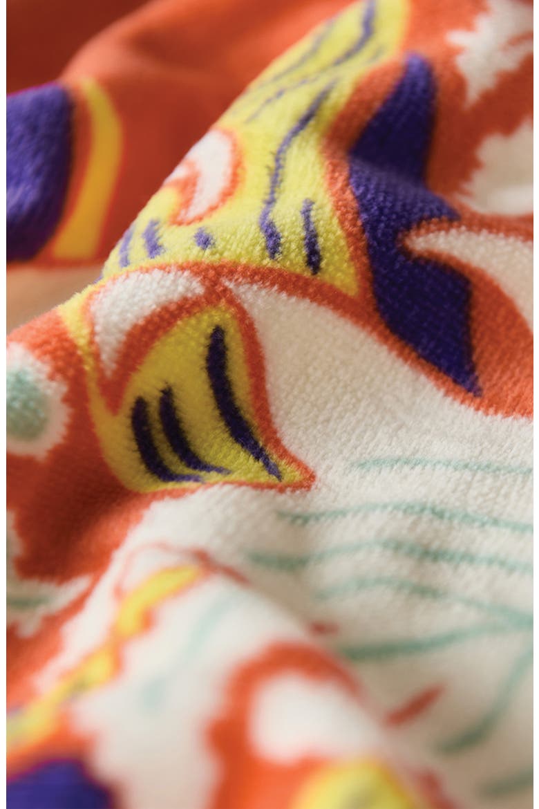 Orchid Beach Towel, Alternate, color, GUAVA