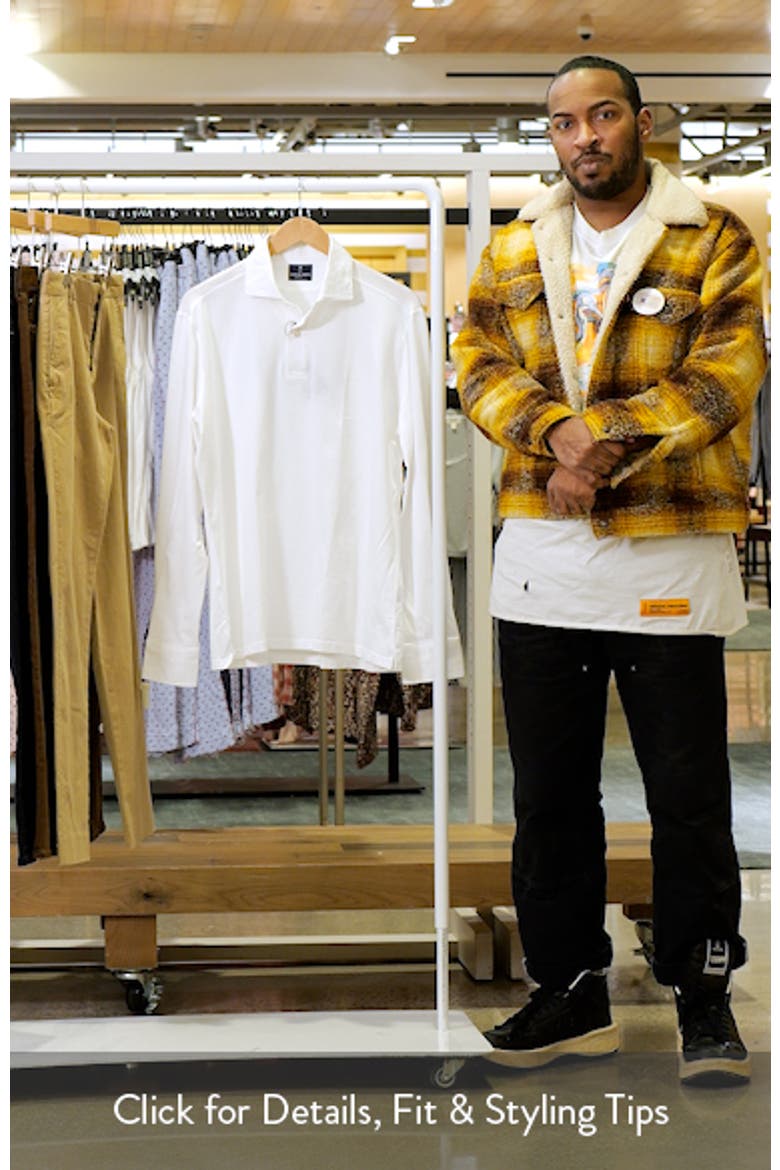 Jacquard Luxe Long Sleeve Polo video