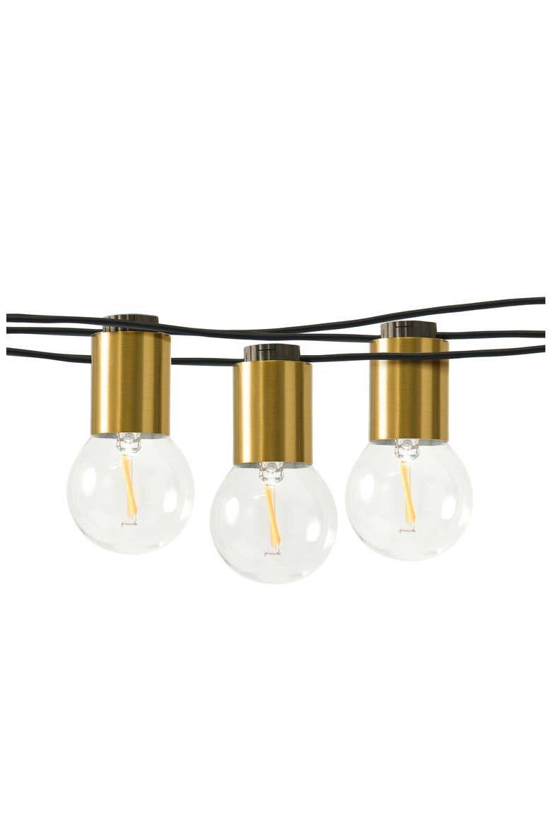 Glow Globe LED String Lights, Main, color, BRASS