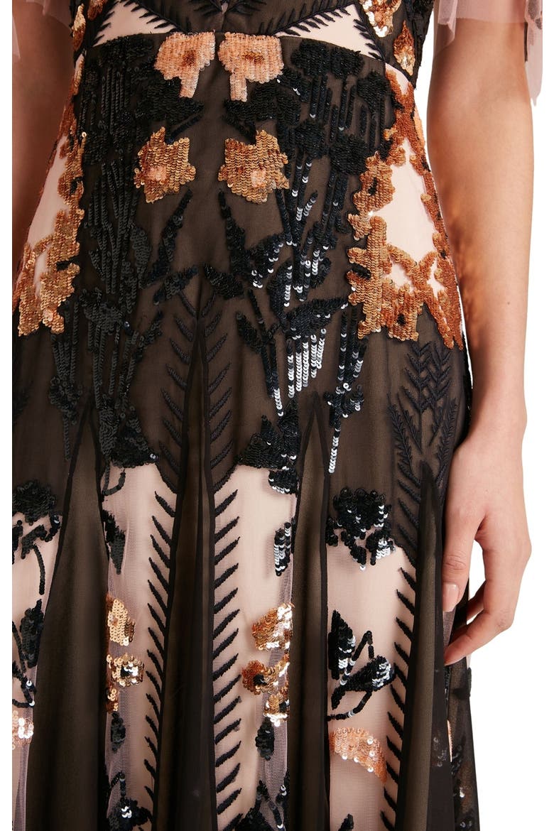 Gilded Gown, Alternate, color, Almond