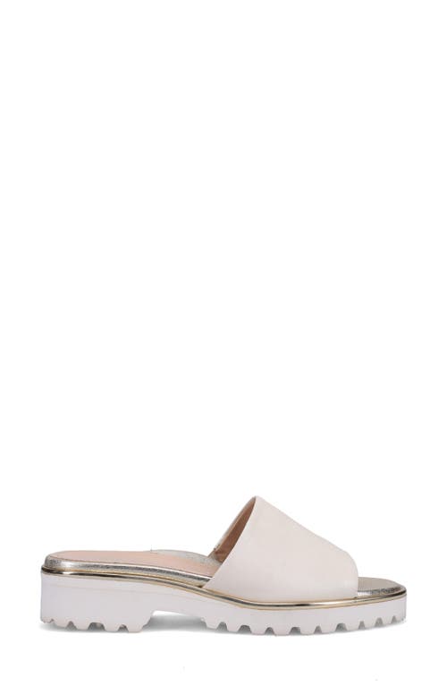 Ron White All Day Heels® Carley Water-resistant Slide Sandal In Ice/platino