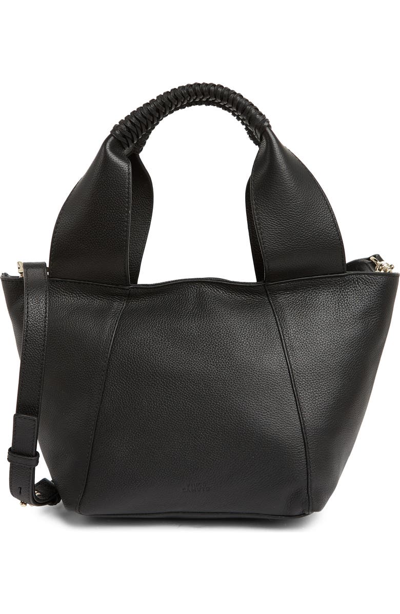 Vince Camuto Janya Top Handle Leather Tote Bag, Main, color,