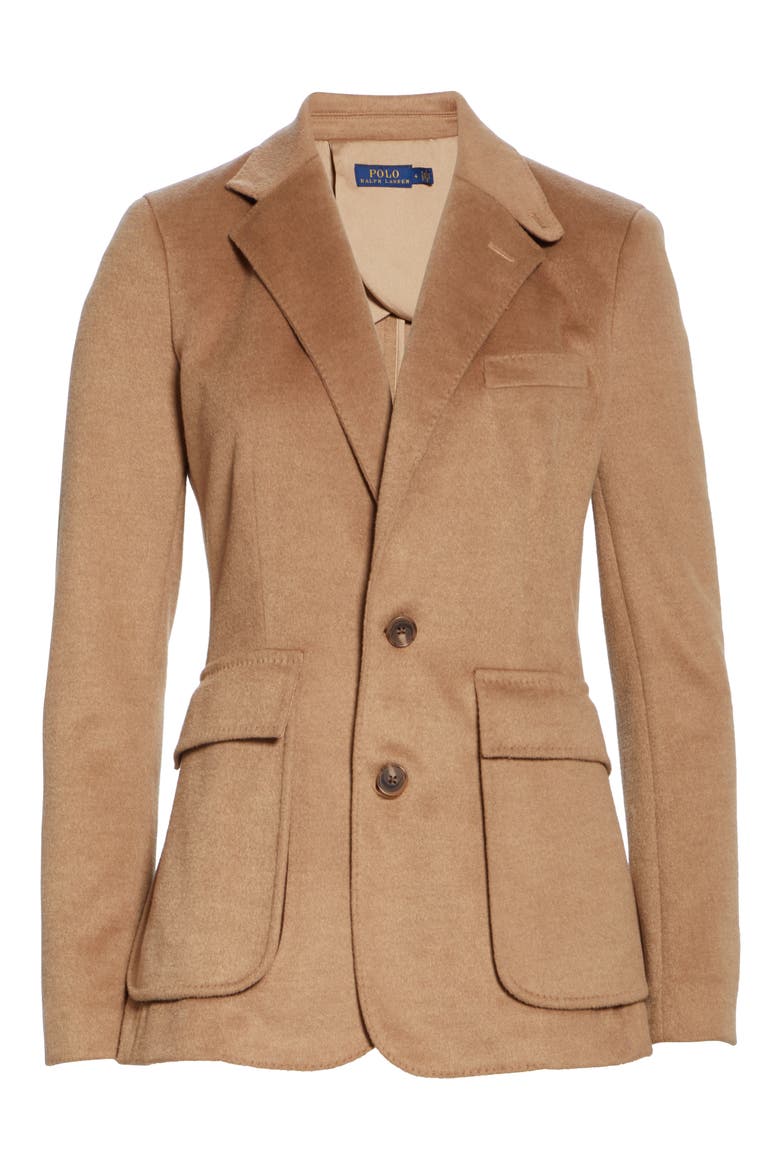 Patch Pocket Blazer, Alternate, color, CAMEL