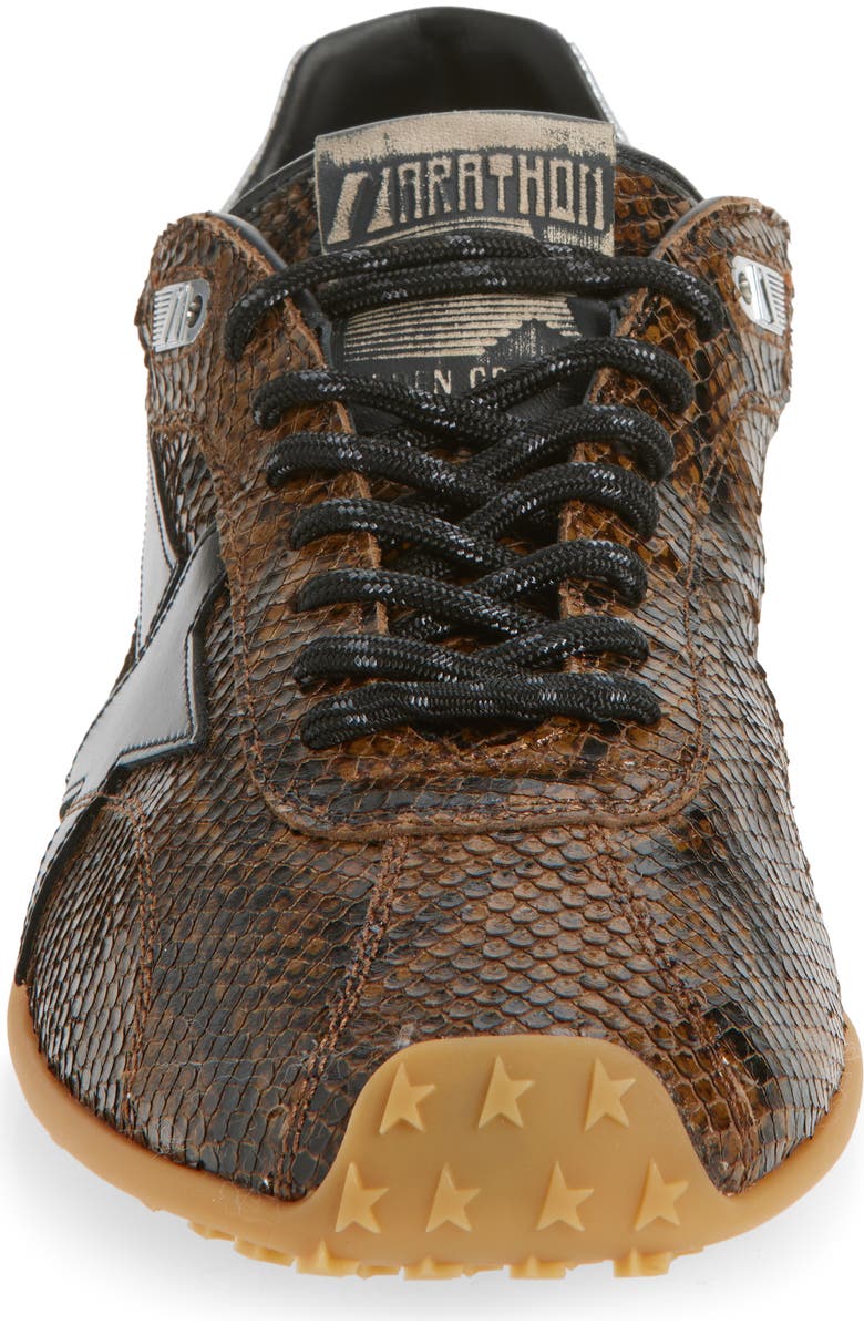 Golden Goose Marathon Speed Sneaker, Alternate, color, Brown/Silver