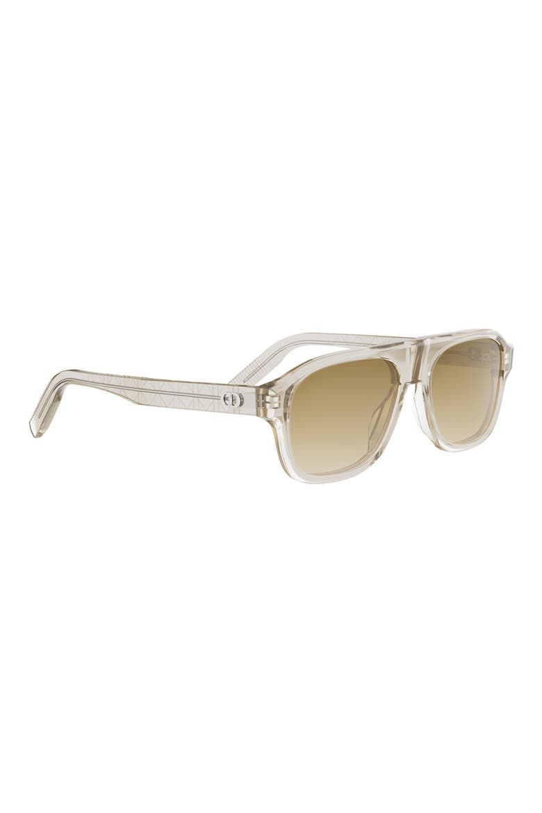 CD Icon A1I 55mm Gradient Pilot Sunglasses, Alternate, color, BEIGE/ OTHER / GRADIENT BROWN