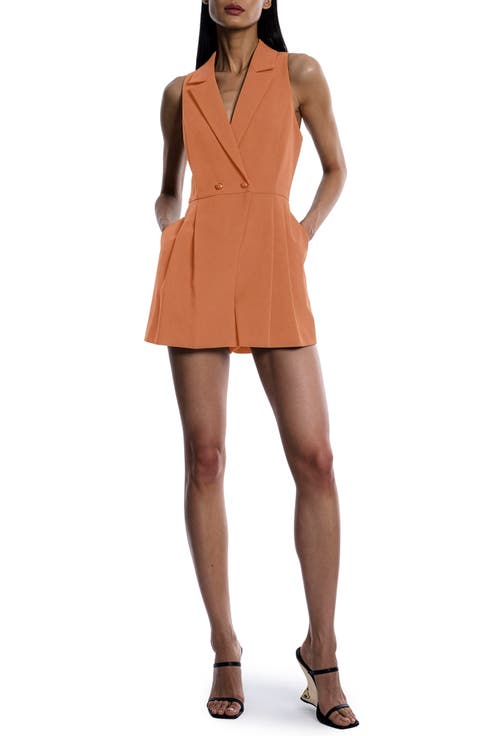 Tailored Sleeveless Romper