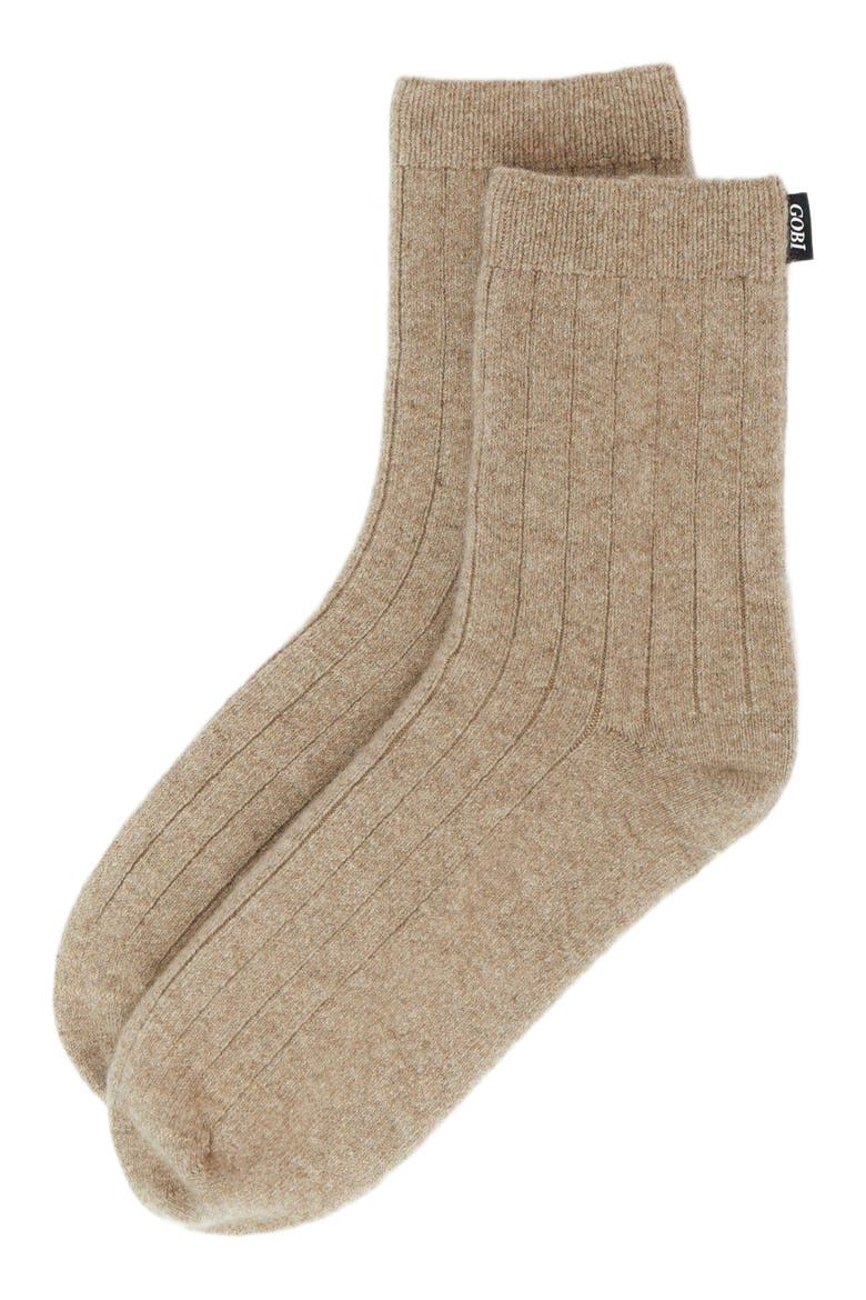 Trim Knit Bed Socks, Alternate, color, taupe