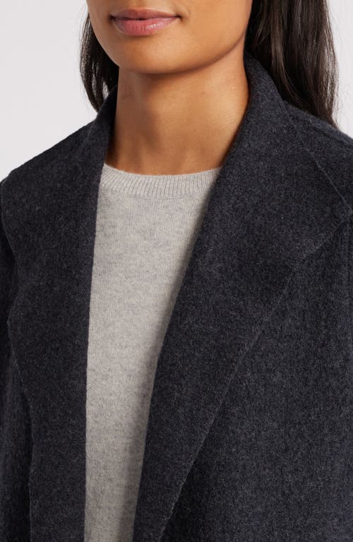 Eileen Fisher Longline Wool Vest In Blue