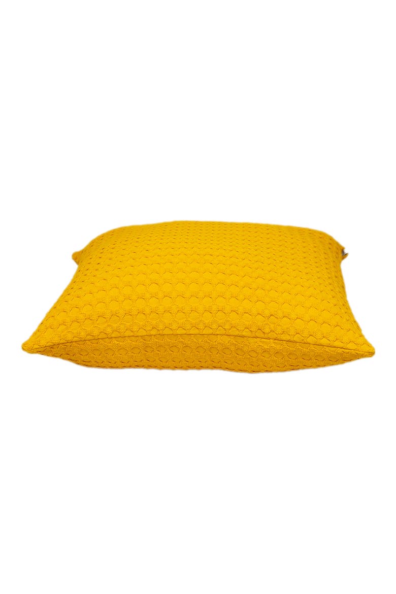 Embossed Throw Pillow, Alternate, color, YELLOW