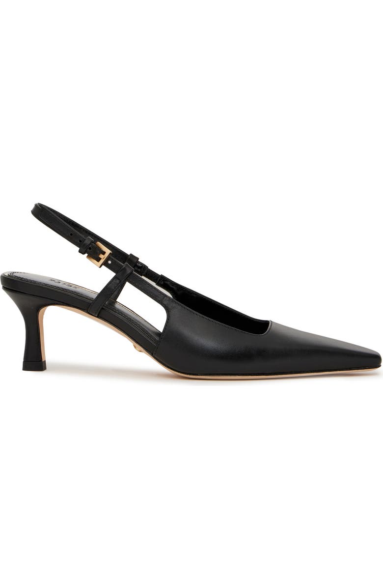PAIGE Winnie Pointed Toe Slingback Pump, Alternate, color, Black