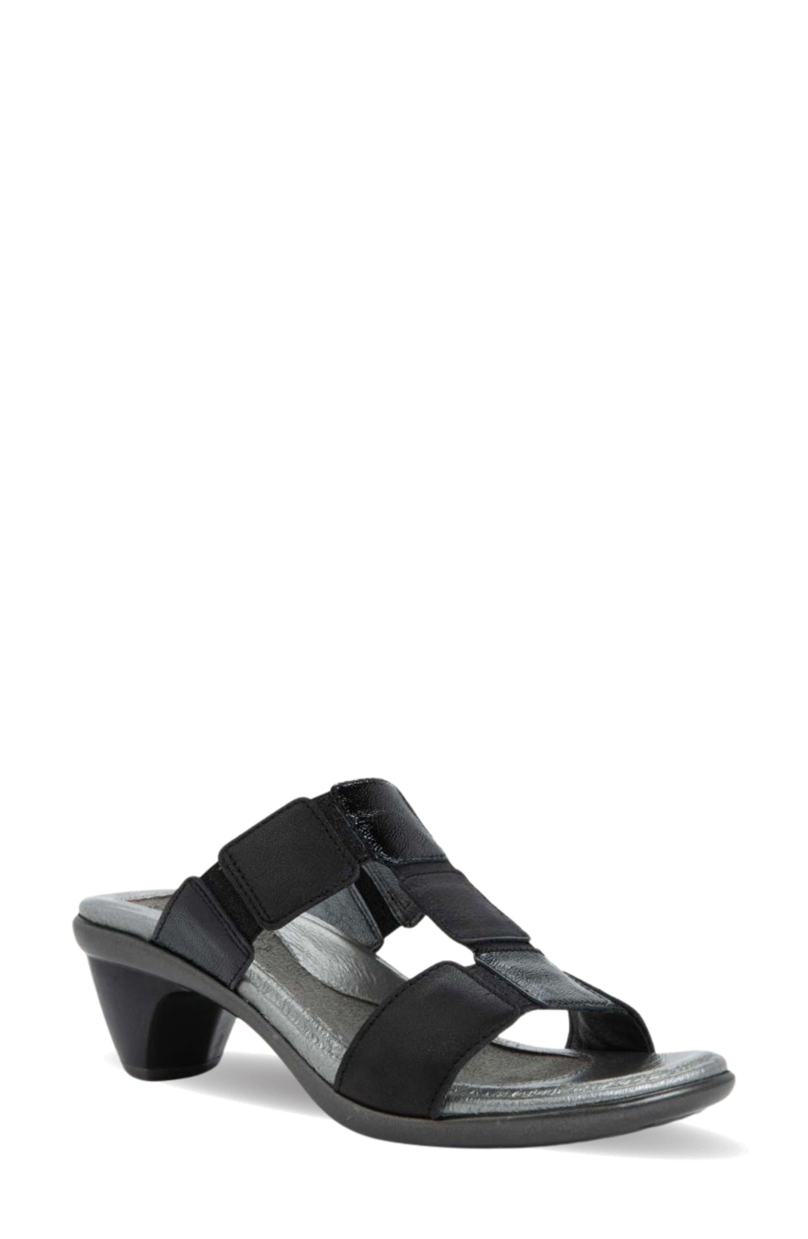 Naot Form Sandal, Main, color, Black