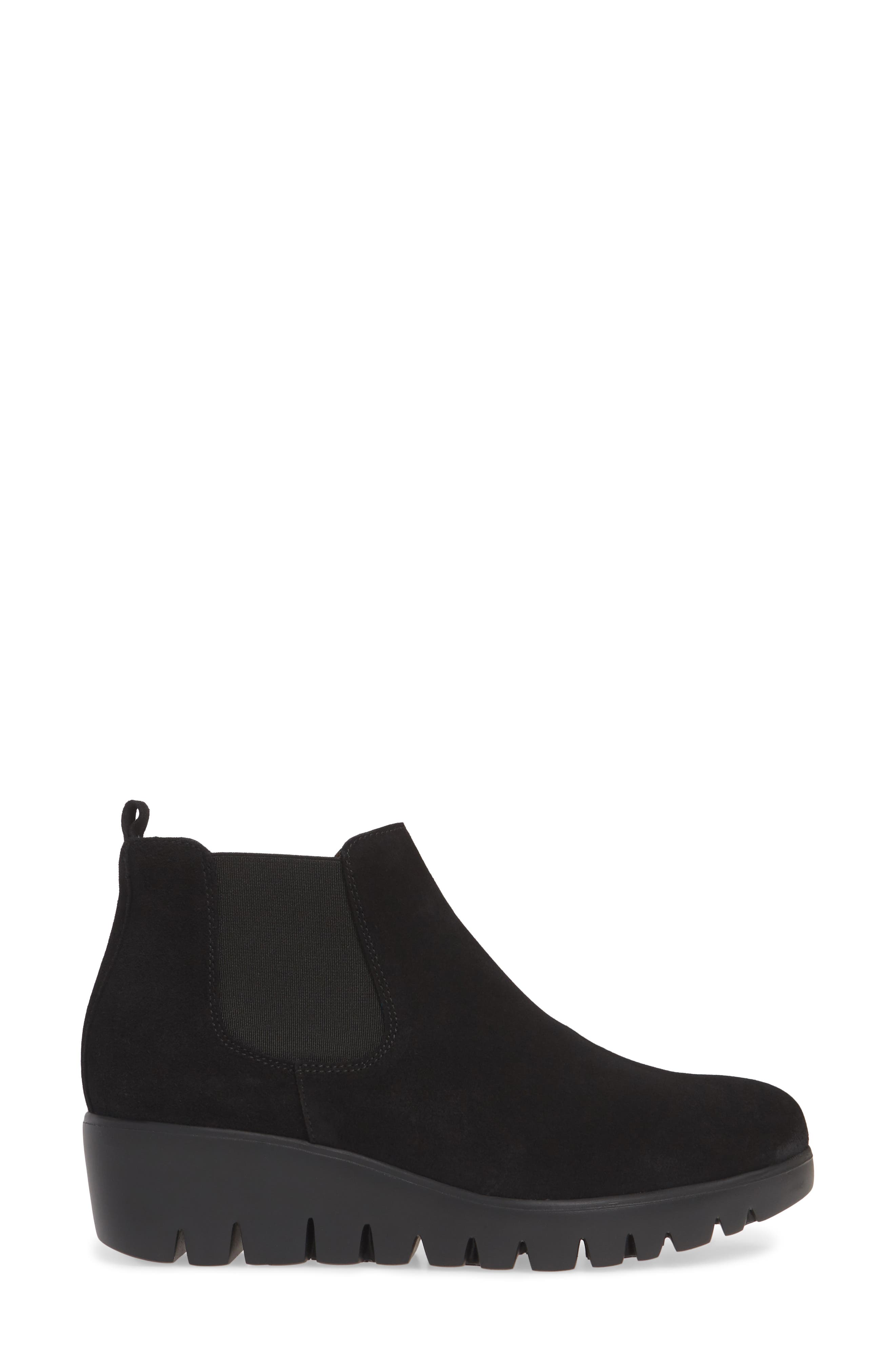 Slip-On Chelsea Boot, Alternate, color, BLACK SUEDE