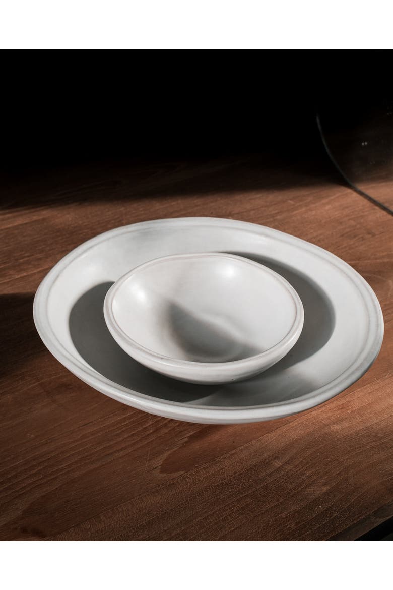 Cloud Oval Serving Bowl, Alternate, color, Grey