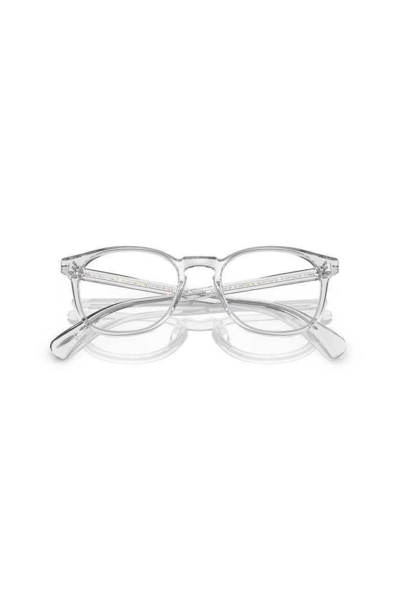 49mm Round optical glasses, Alternate, color, Transparent