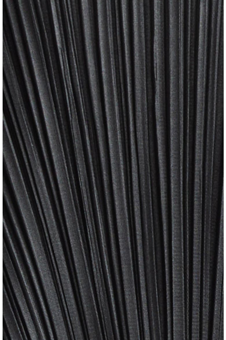 Monthly Colors July Pleated Top, Alternate, color, BLACK