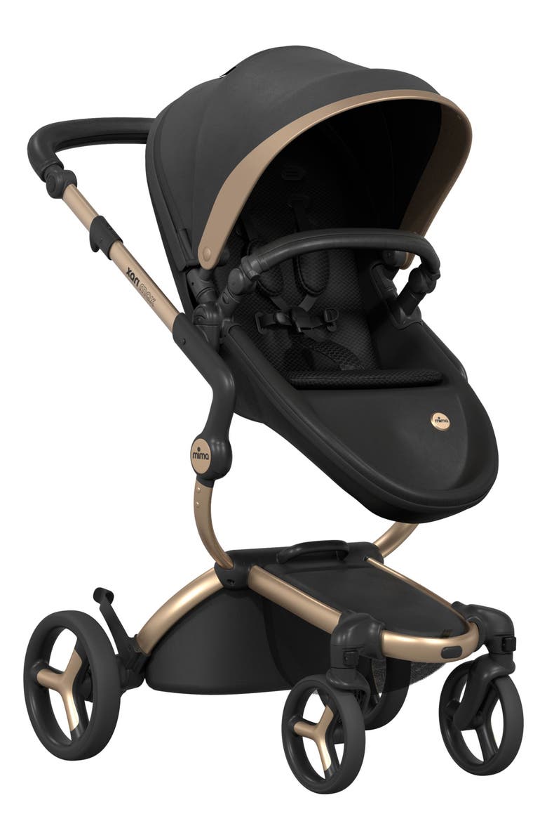 mima Xari MAX Black & Gold Special Edition Stroller, Alternate, color, Black & Gold