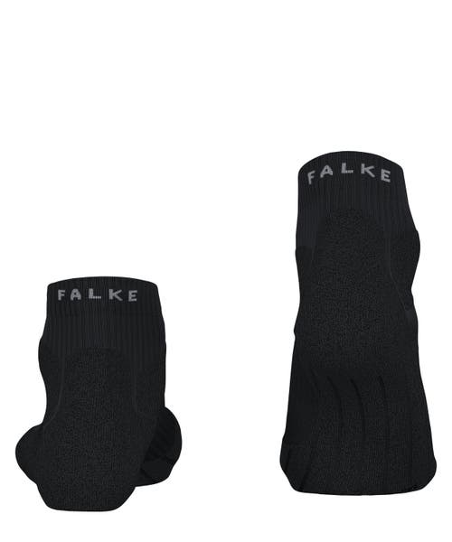 Falke Ru Trail Stabilizing Running Socks In Black