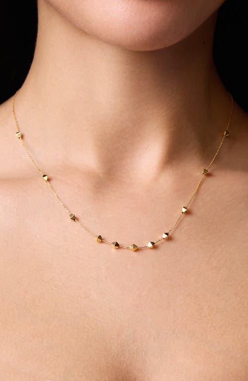 Bony Levy 14k Gold Prism Station Necklace In Gold