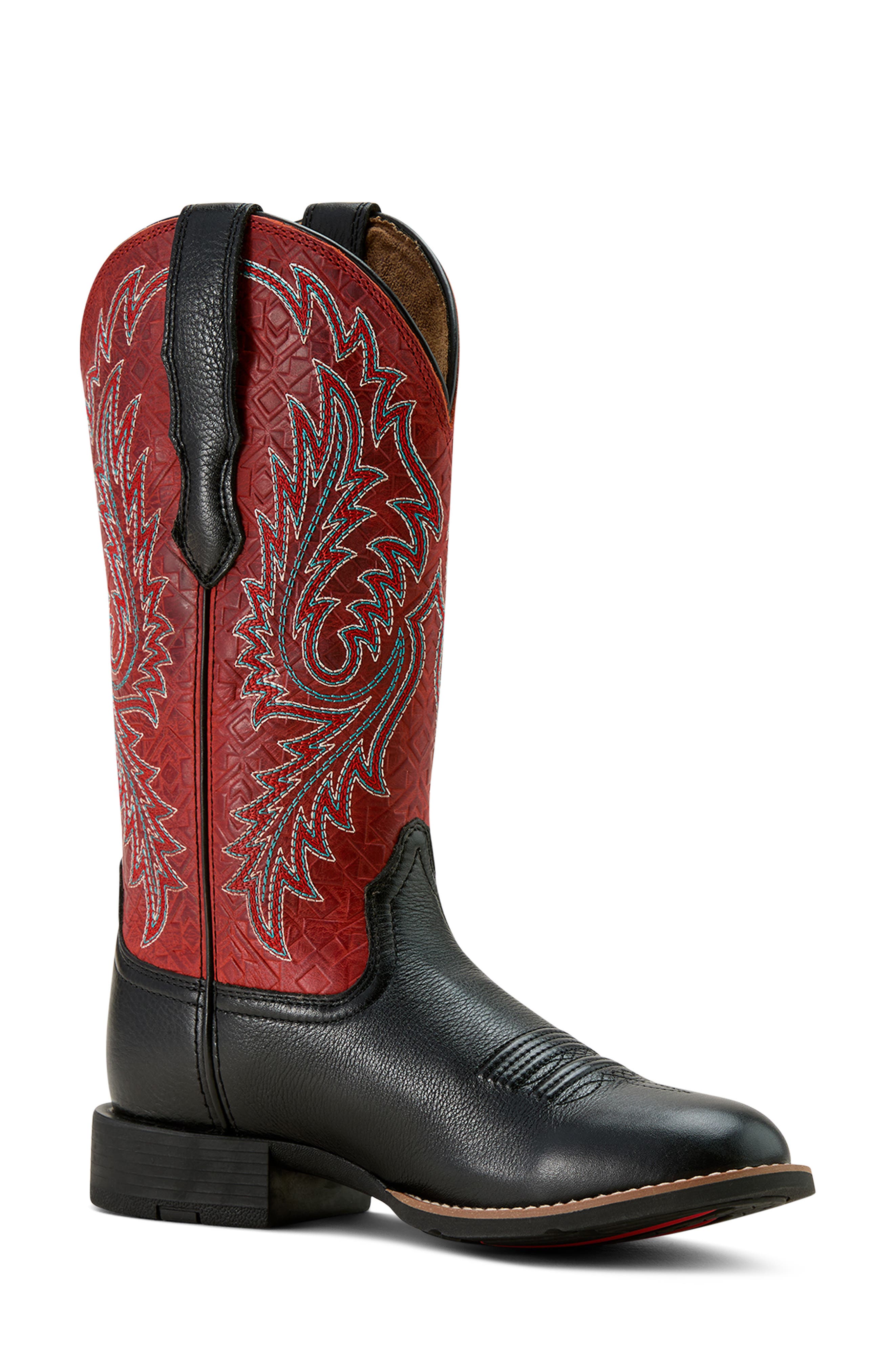 Ariat Round Up Wide Toe Stretch Western Boot