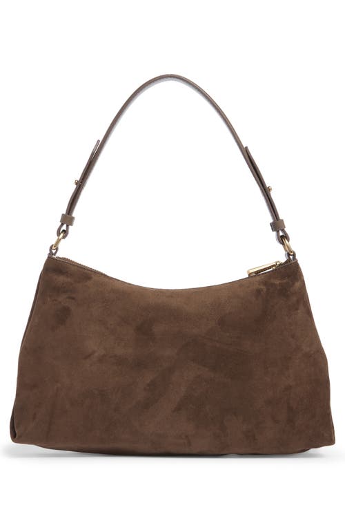 Sam Edelman Marilyn Soft Suede Shoulder Bag In Brown