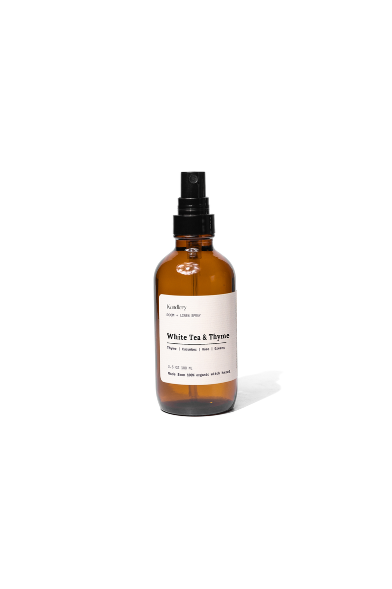 White Tea Thyme Natural Room Linen Spray, Main, color, No Color