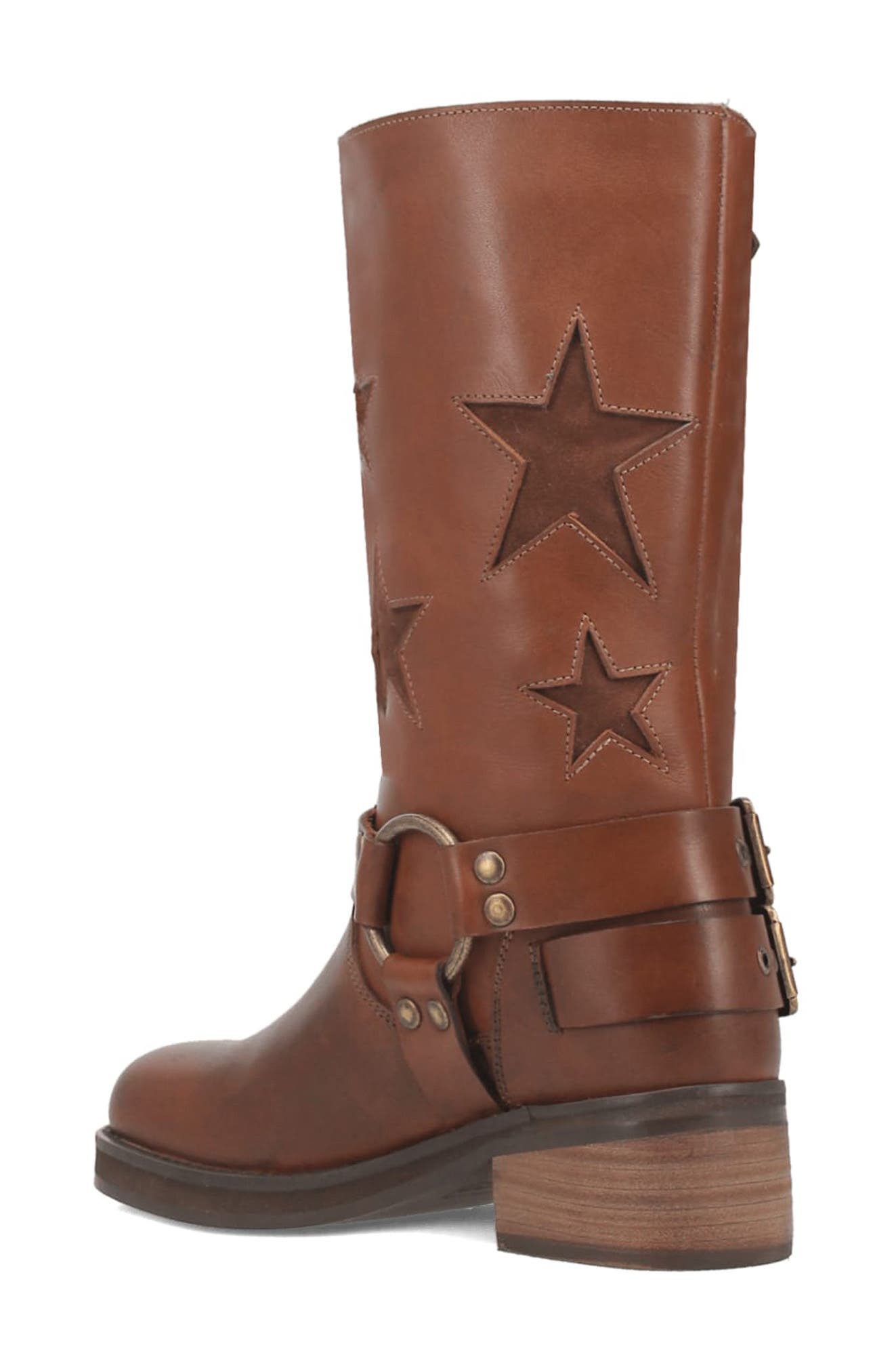 Dingo Blacklist Moto Boot, Alternate, color, Brown