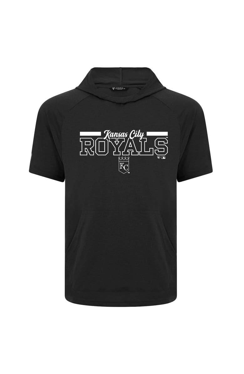LEVELWEAR Men's Levelwear Black Kansas City Royals Phase Vanguard Hoodie T-Shirt, Alternate, color, Black