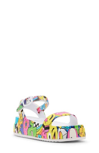 Steve Madden Kids' Bunnie Platform Sandal In Multi