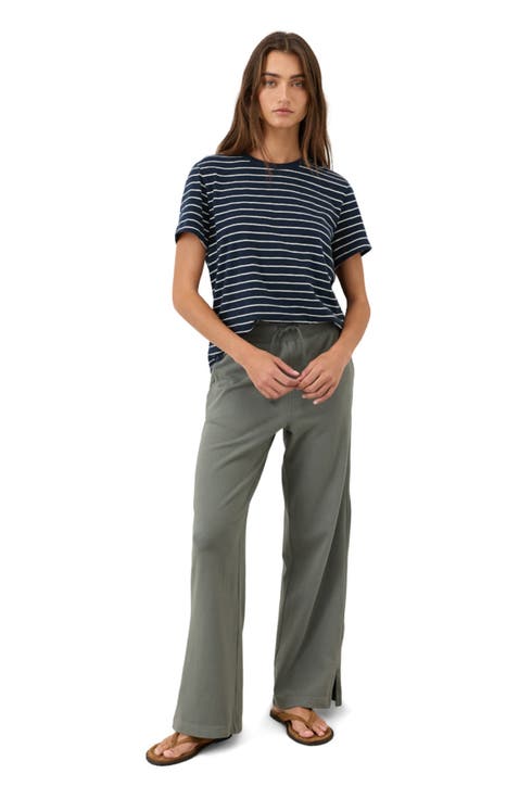 Organic Cotton Soft-Slub Essential Crewneck Tee