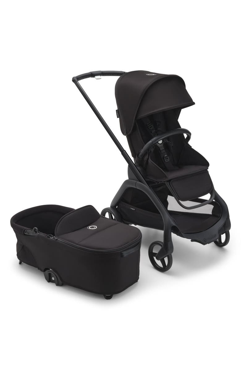 Bugaboo Dragonfly Bassinet & Seat Stroller, Alternate, color, Black/Black/Black