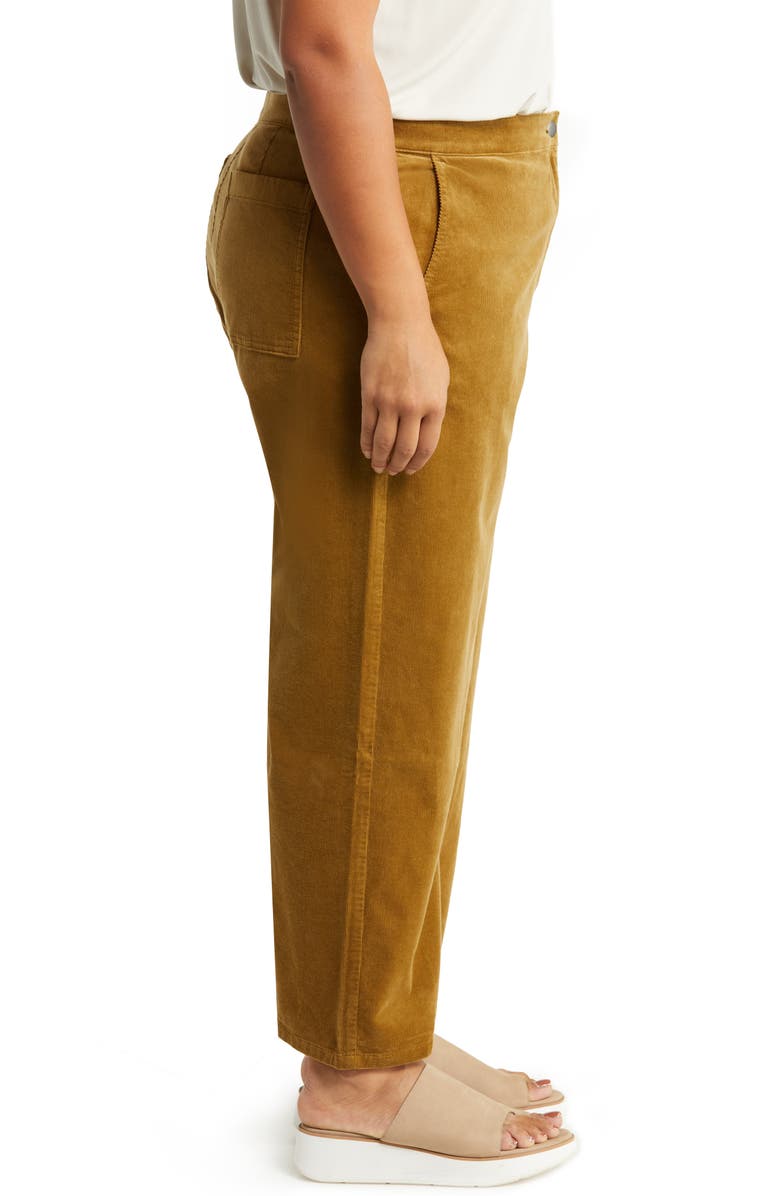 Eileen Fisher Wide Leg Crop Corduroy Pants, Alternate, color,