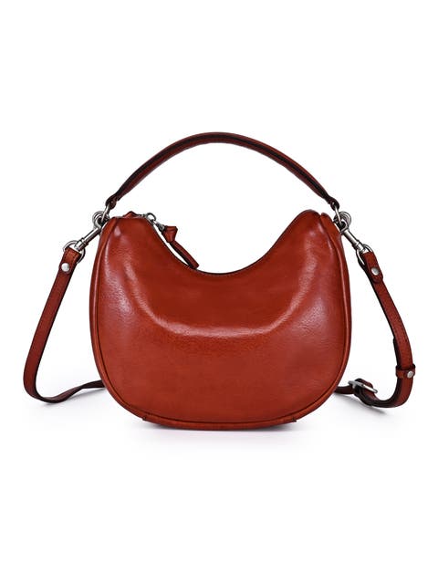 Dahlia Genuine Leather Soft Everyday Hobo Bag
