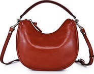 OLD TREND Dahlia Genuine Leather Soft Everyday Hobo Bag