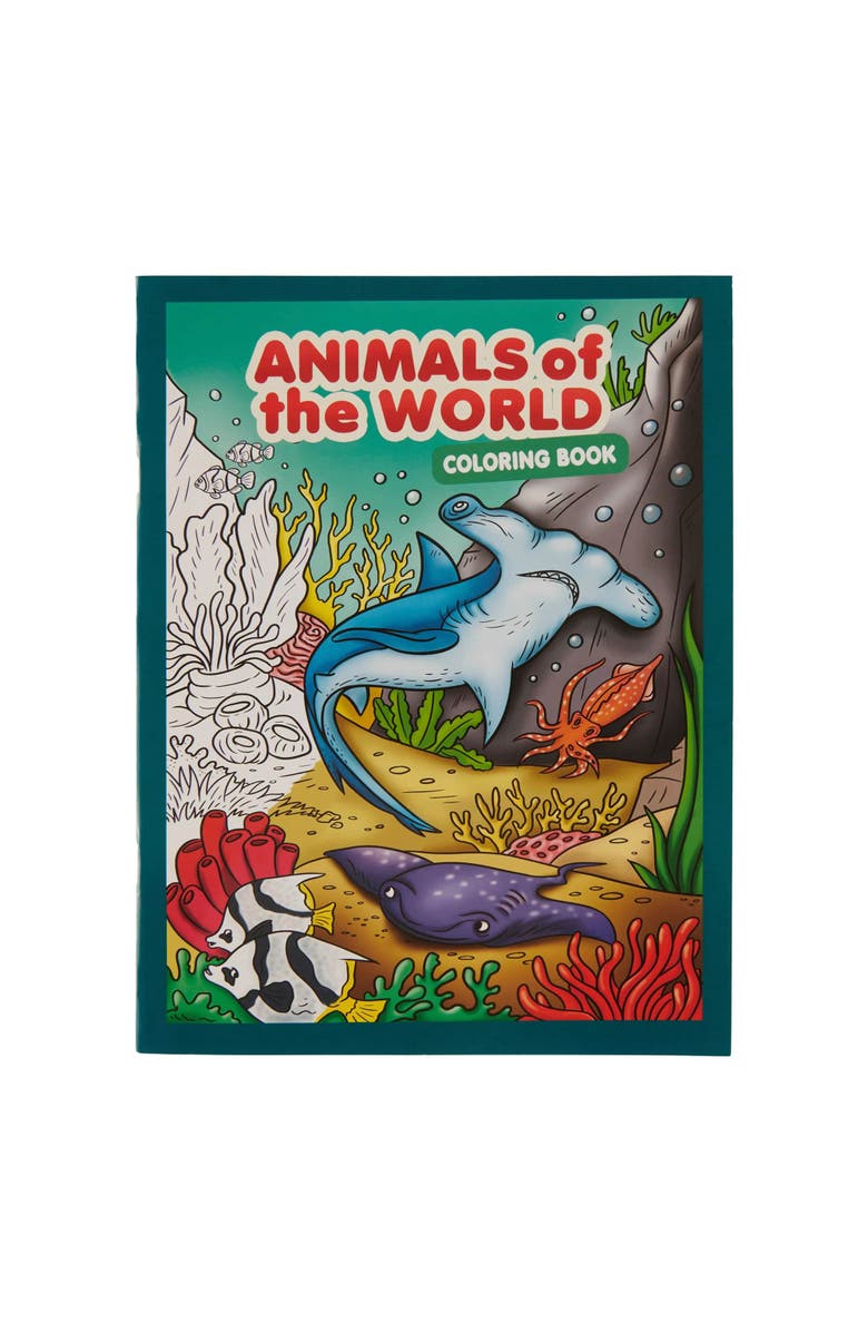 Three Little Twigs Animals of The World Coloring Books 16 Piece Bundle, Alternate, color,