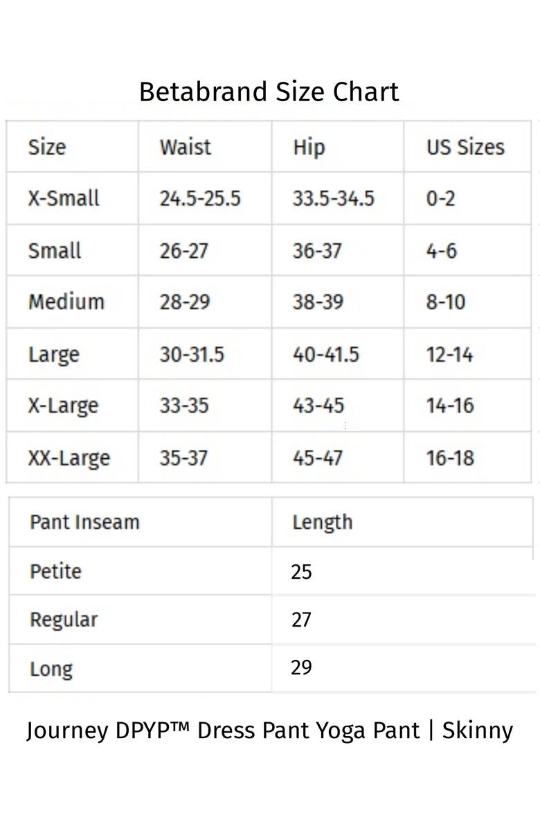 Betabrand Journey DPYP Dress Pant Yoga Pant | Skinny, Alternate, color, Black