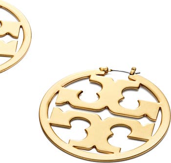 Miller Logo Hoop Earrings