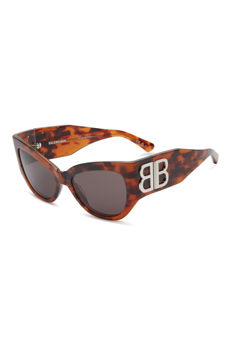 Cat Eye Sunglasses, Alternate, color, HAVANA HAVANA GREY