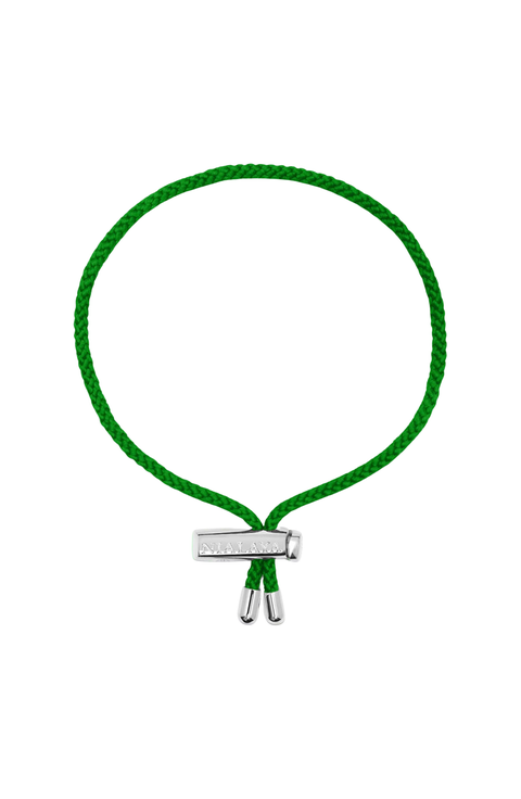 Green Adjustable Lock String Bracelet