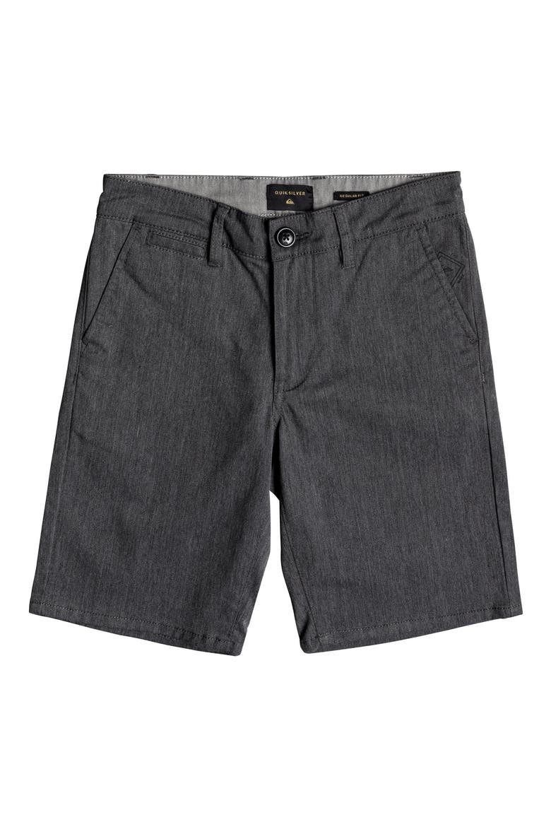Everyday Union Stretch Shorts, Main, color, DARK GREY HEATHER