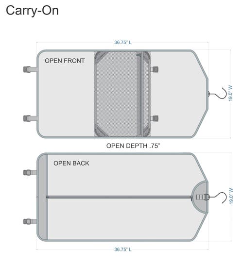 Roam Luggage Garment Sleeve In Blue