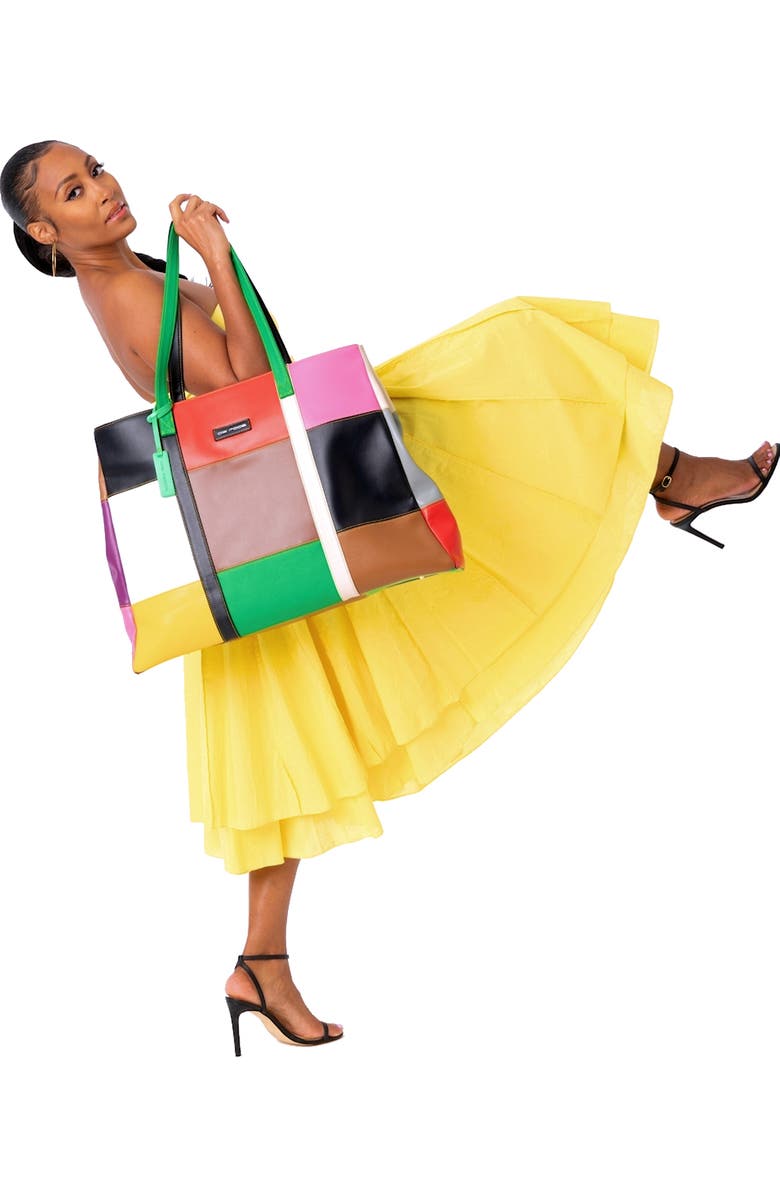 Dai Moda Grandé Supreme Tote, Alternate, color, Multi